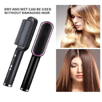 SmoothGlow™ | Cepillo Alisador de Pelo Profesional